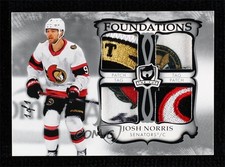 2023 Upper Deck The Cup Foundations Patch-Tag 1/1 Josh Norris Quad Patch Tag 4f5