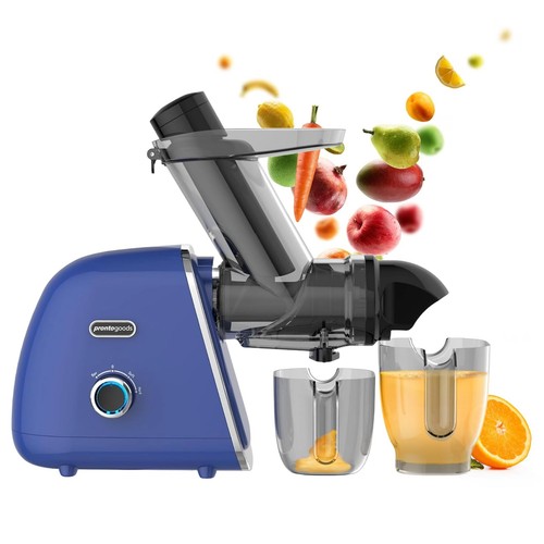 Masticating Juicer Cold Press Slow Juicer Machine - Whole Fruit and Vegetable...