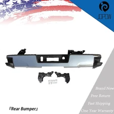 For Chevy Silverado GMC Sierra 1500 2014-2018 Rear Step Bumper Assembly Chrome