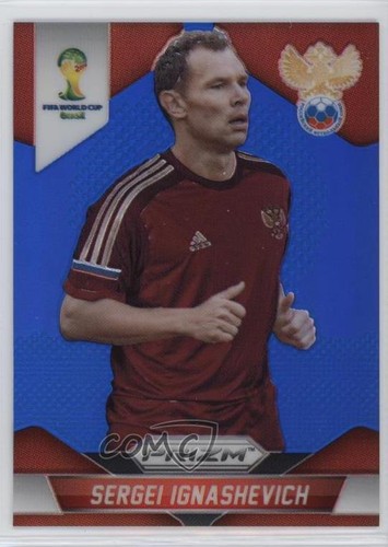 Sergei Ignashevich [Blue Prizm] #164 2014 Panini Prizm World Cup card
