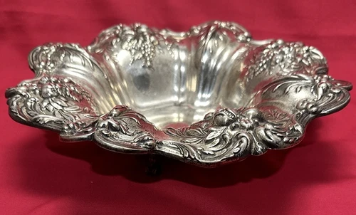 11.5" FRANCIS I Sterling Silver FOOTED FRUIT BOWL Reed & Barton X569F