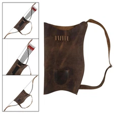 Bow Quiver Bow Carrier Medieval Design with Adjustable Strap Holder for Holidays