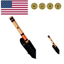 Bamboo Flutes Bansuri C Natural Right Handed Middle 19 inch With Carry Bag