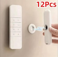 12 Pcs Magnetic Remote Control Holder Wall Mount Adhesive Strong Organizer TV
