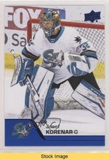 2020-21 Upper Deck AHL Blue Josef Korenar #9 READ kr0