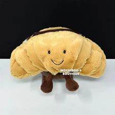 Jellycat AMUSEABLE CROISSANT BAG Plush Bag NWT Chic LOVEY Find Pastry Stylish