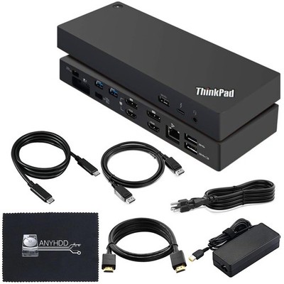 Lenovo 40AN0135US Dock 135W - Gen 2 Dual UHD 4K Display with 135W PS