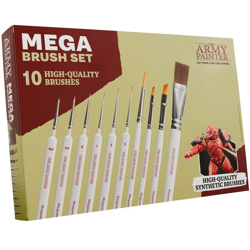 The Army Painter BNIB Mega Brush Set