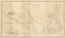 The Harbour of Refuge on the Goodwin Sands proposed by Bush & Paine 1842 map