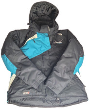 Ski-Doo X-Team Womens L Aqua Black RPM Max Insulated Snowmobile Jacket BRP