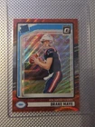 2024 Panini Donruss - Rated Rookie Drake Maye #379 Optic Preview Red Wave Prizm