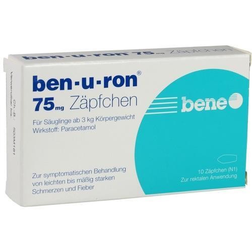 3x BEN-U-RON 75 mg Suppositorien 10 ST PZN 2684876