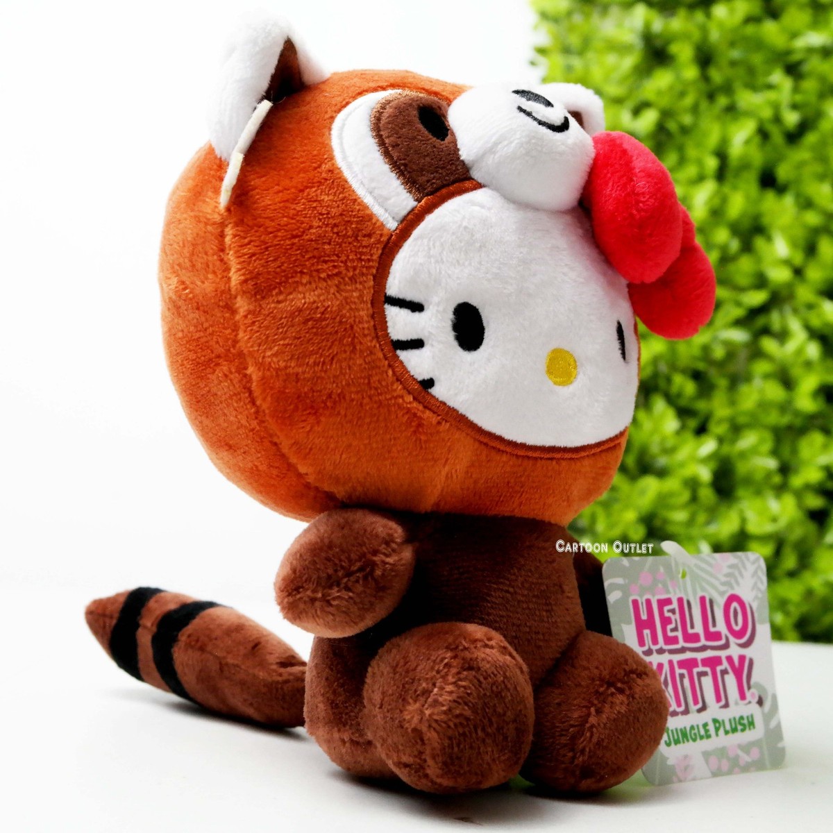Plush Hello Kitty and Friends Raccoon Jungle Costume Cosplay 6