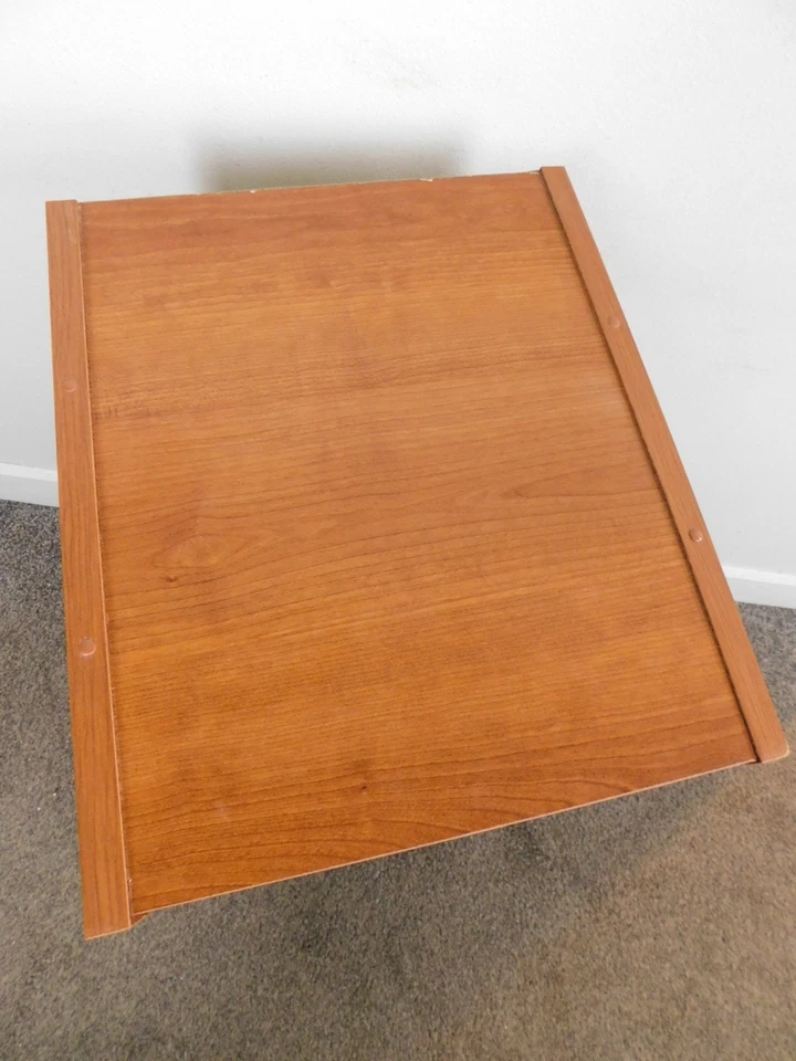 Bonito TALLA 33T x 12W Danés MCM Estilo Teca Librería Estantes Nicho Soporte Pedestal! Foto 4 de 4