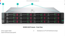 HPE DX380 Gen10 12LFF Two Xeon 4214 192GB 8x 2TB HDD 4x 960GB 2x10GE 562FLR 800W