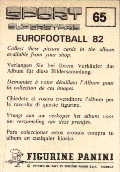 Album Panini Sport Superstars Euro Football 1982 - édition Complète - Occasion Vintage