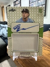 Owen Egan 2023 Leaf Perfect Game RPA Top Prospect Patch RC Auto #/10