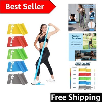 5 Resistance Bands for Targeted Workouts & Therapy   Compact & Travel-Friendly