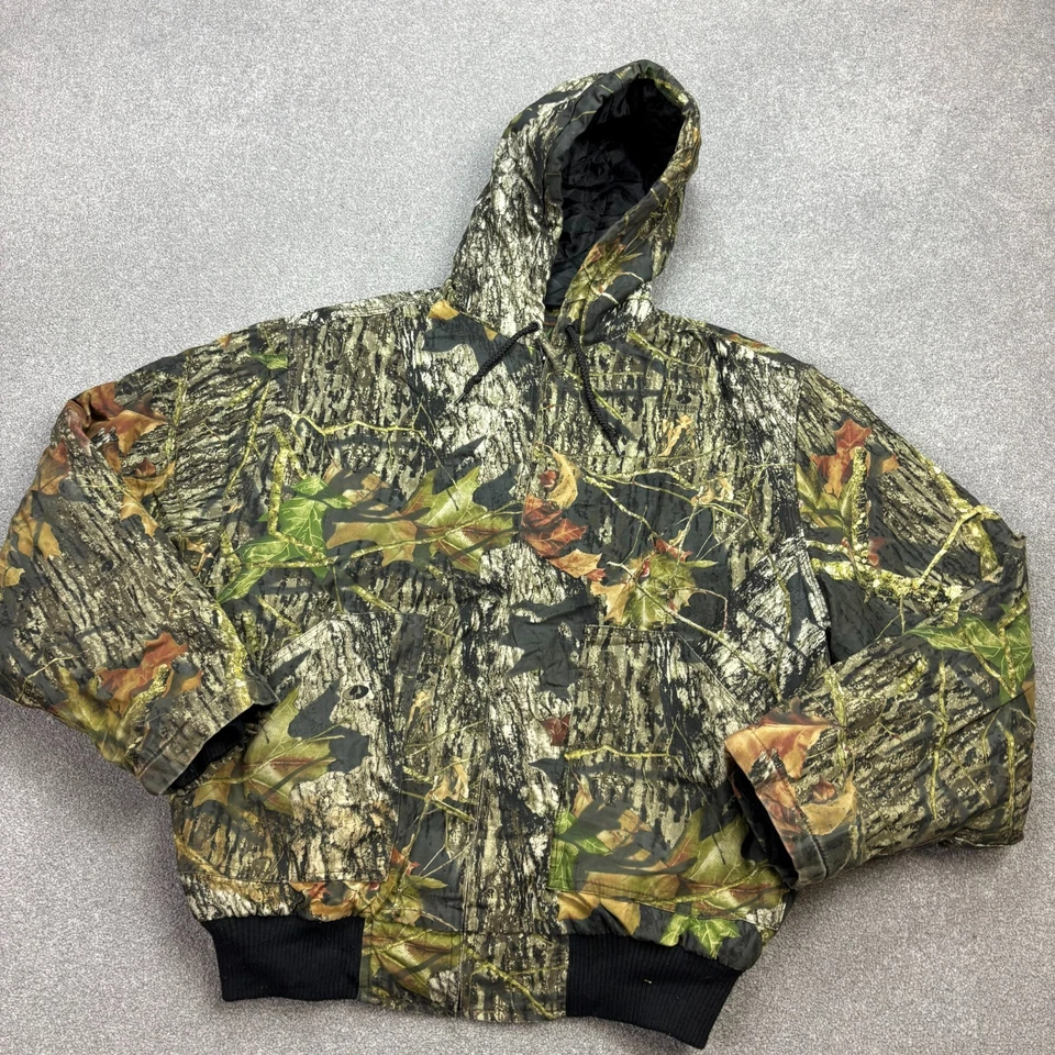 RealTree 夹克成人大号绿色工作服迷彩狩猎隔热帽男式* — 第 2/4 张图片