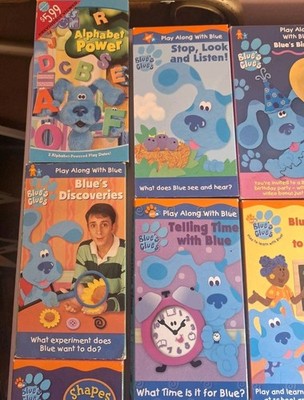 Blue's Clues Nickelodeon Nick Jr Vhs Tapes Lot 13 Great Condition