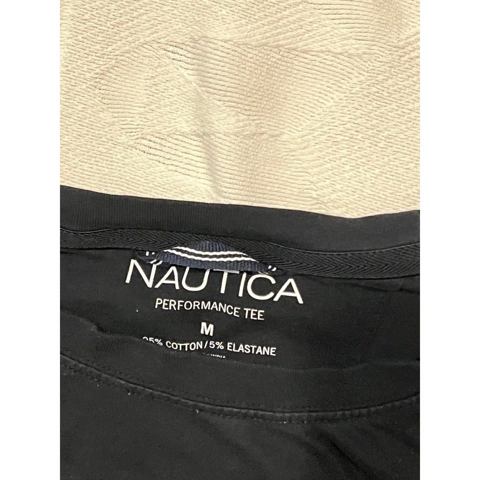 Camiseta Nautica Performance Negra Hombre M Foto 3 de 3