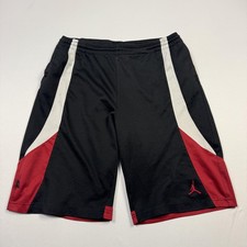 Jordan Shorts Youth XL Black Mesh Basketball Athletic Dri-FIT Jumpman Colorblock