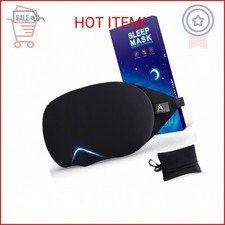 Mavogel Cotton Sleep Eye Mask - Updated Design Light Blocking with Adjustable No