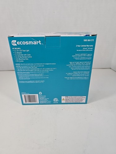 New Ecosmart Smart Tunable Tape light 16ft. HubSpace With Remote Control - Picture 6 of 11