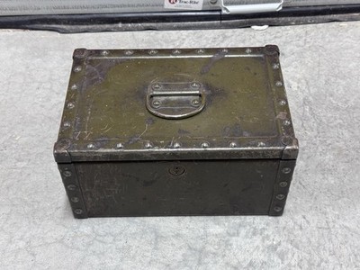Vintage Erie No. 75 Steel Lock Box No Key