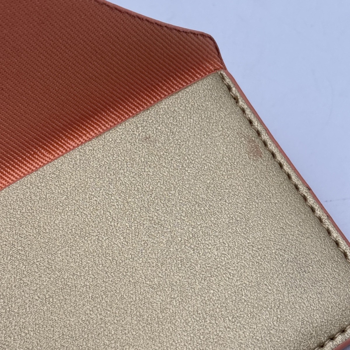 Minor History Small Card ID Wallet Postscript Wristlet Gold & Peach View 5
