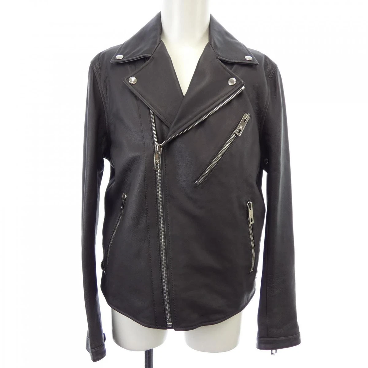 Louis Vuitton Leather Outer Shell Brown Coats, Jackets & Vests for