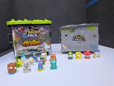 Trash Pack Dunk n Dumpster Playset; Dumpster Tin; 4 Exclusive, 16 Total Figures