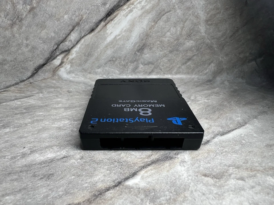 Playstation 2 PS2 Memory Card 8MB OEM - Magic Gate - Black - Image 2 of 4