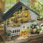 Mini Dollhouse Wooden Kit DIY Craft Tiny House for Decoration- Plant Studio — photo 4