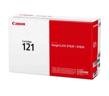 Canon 121 Toner Cartridge BK, Genuine, OEM, Sealed