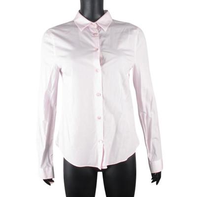 Acne Studios Sloan Women's Shirt Pink Cotton Button Front Long Sleeve EU 40