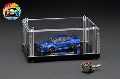 PGM 1/43 Nismo R34 GT-R Z-tune Metallic Blue Luxury Paket ver. PGM-430101-2