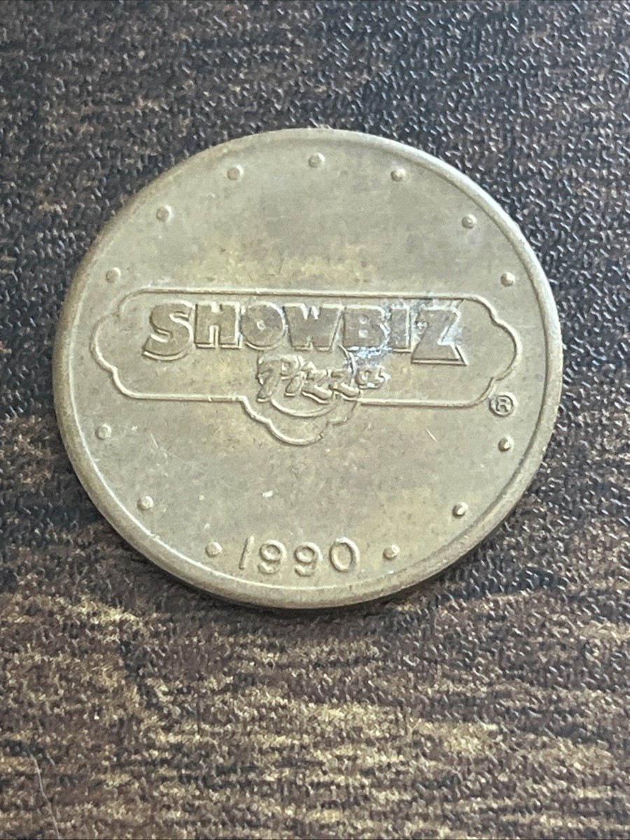 RARE 1990 Showbiz Pizza Chuck E Cheese Token Coin TC1243* | eBay