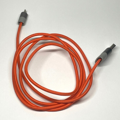 Official Jabra Orange Braided Charging Cable - USB-A to Micro-USB - Genuine