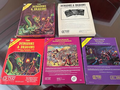 1980 TSR Dungeons & Dragons Fantasy Adventure Game 1011 RARE - with B2 and B4