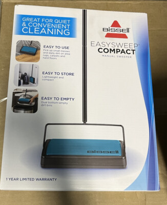 Bissell Easy Sweep 2484A - Spazzatrice Manuale Compatta Per Pavimenti E Tappeti - Foto 2