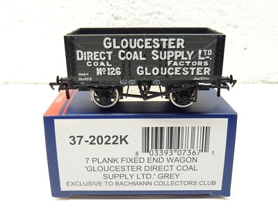 OO-SPUR BACHMANN LIMITIERTE EDITION WAGEN GLOUCESTER DIREKTKOHLEVERSORGUNG 37-2022K
