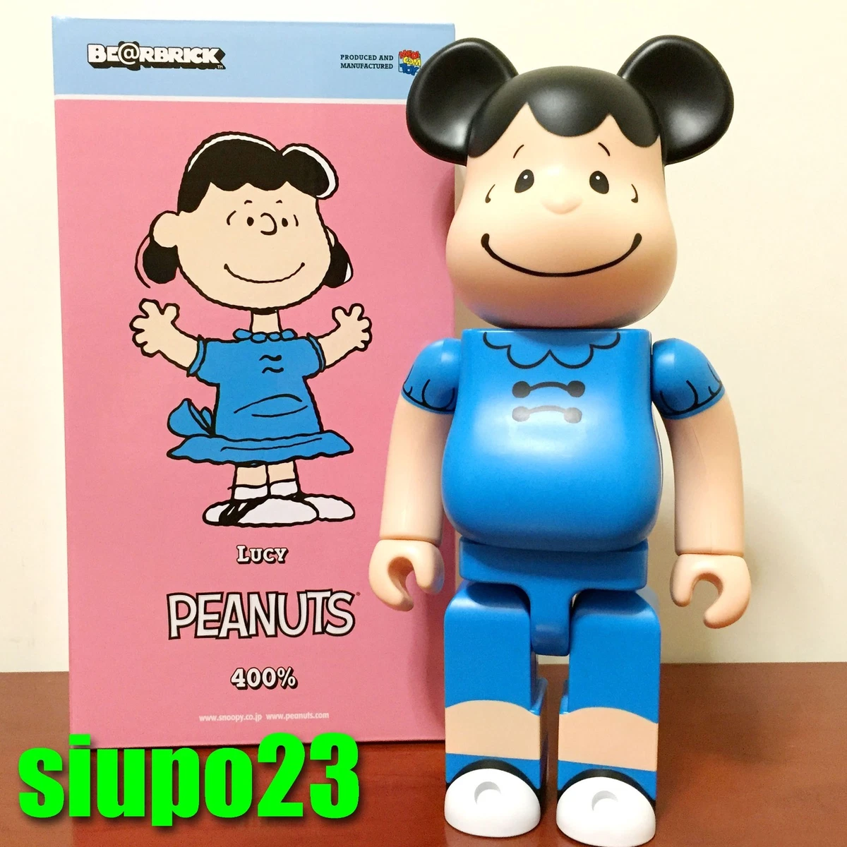 Medicom 400% Bearbrick ~ Peanuts Snoopy Be@rbrick Lucy Version
