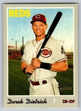 2019 Topps Heritage High Number - #644 Derek Dietrich