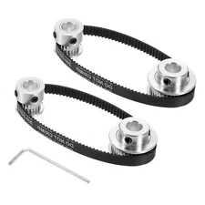 Timing Pulley 20&36 Teeth 8mm Bore Synchronous Wheel w Belt and Wrench