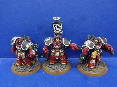 Red Scorpions 3 Centurion Devastoren der Space Marines GUT BEMALT