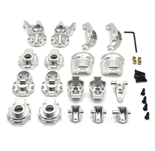 Alloy Portal Drive Housing &Diff Cover Kit For 1:10 RC Crawler Traxxas TRX4 TRX6 - Picture 5 of 19