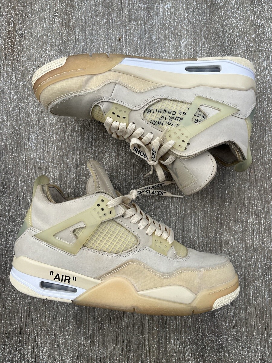 Nike Air Jordan 4 IV Sail Off White Size 11W 9.5M CV9388-100  display picture 1