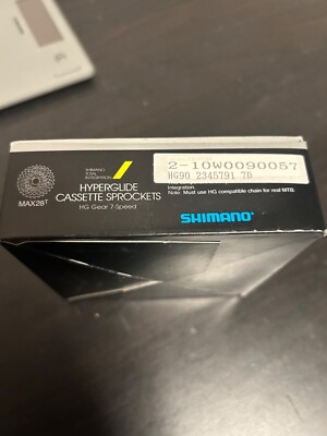 Cassette Shimano Deore XT HG90 7v, 13-23T, NOS (neuf Ancien Stock), Made In Japan