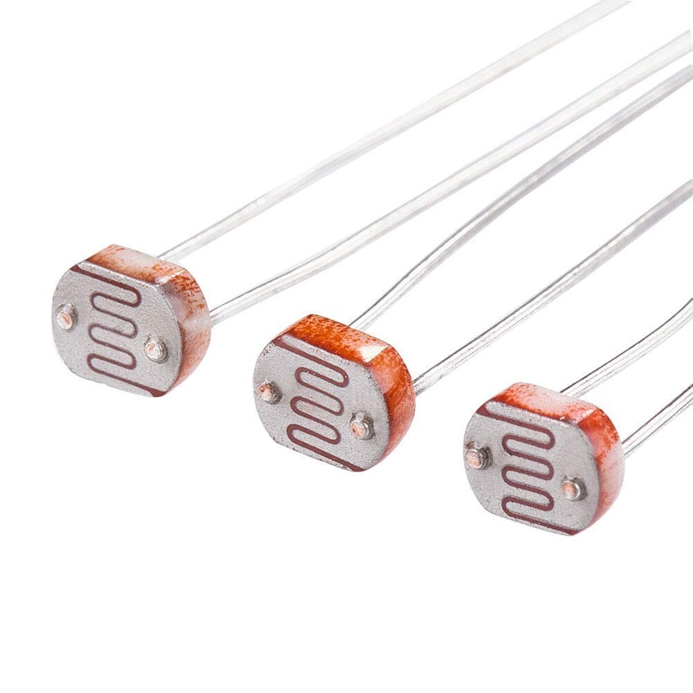 10 Résistances Photo LDR GL5539 50k-100k - Pour Arduino Raspberry